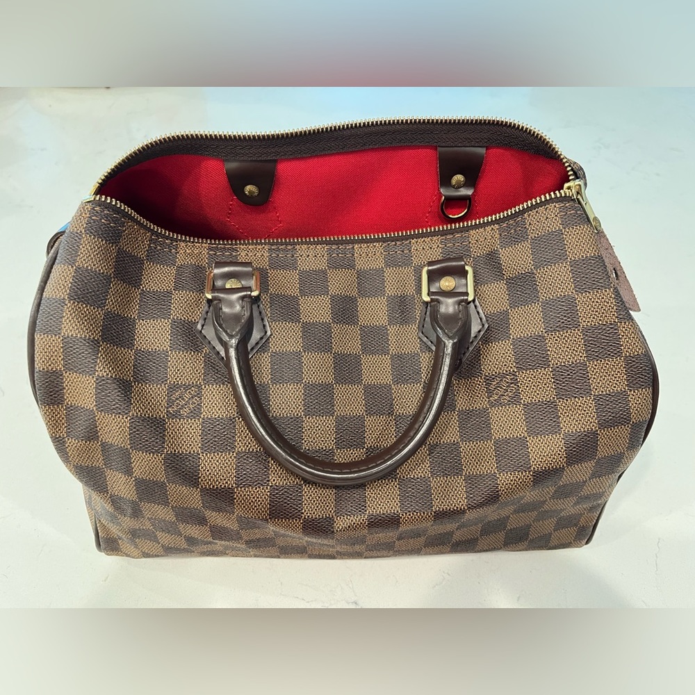 Louis Vuitton Speedy 30 in Brown Damier Ebene